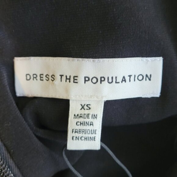 Dress The Population Allison Sequin Cocktail Midi Dress NWT XS Holiday Party - Picture 7 of 13